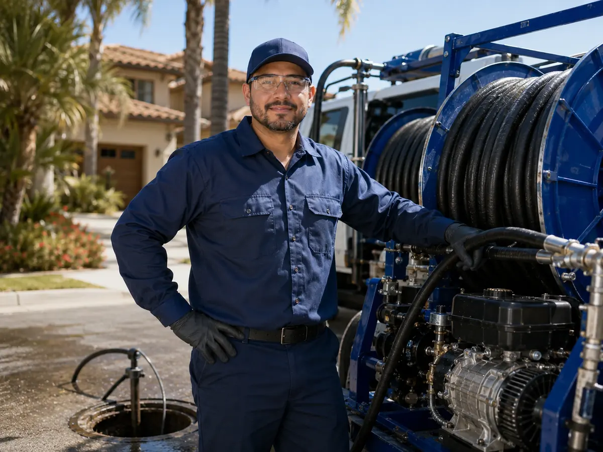 Hydro jet sewer cleaning in Raisin City