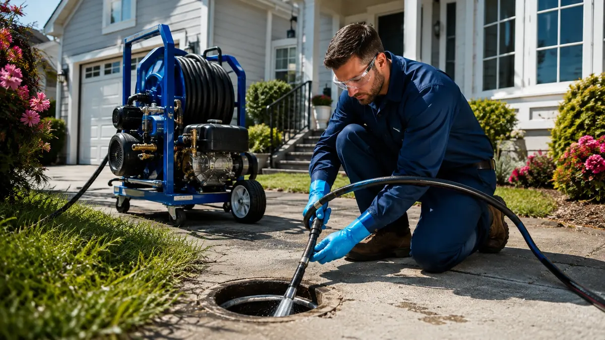 Residential Hydro Jet Drain Cleaning in Raisin City