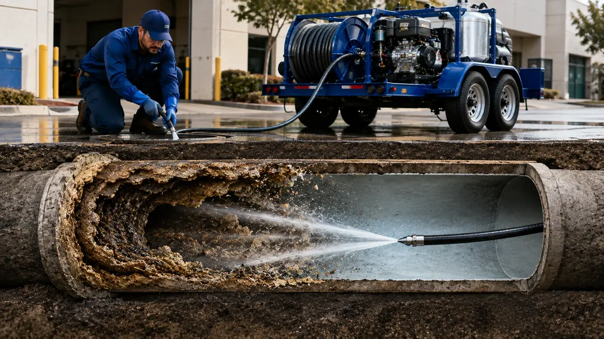 Sewer Pipe Descaling in Raisin City