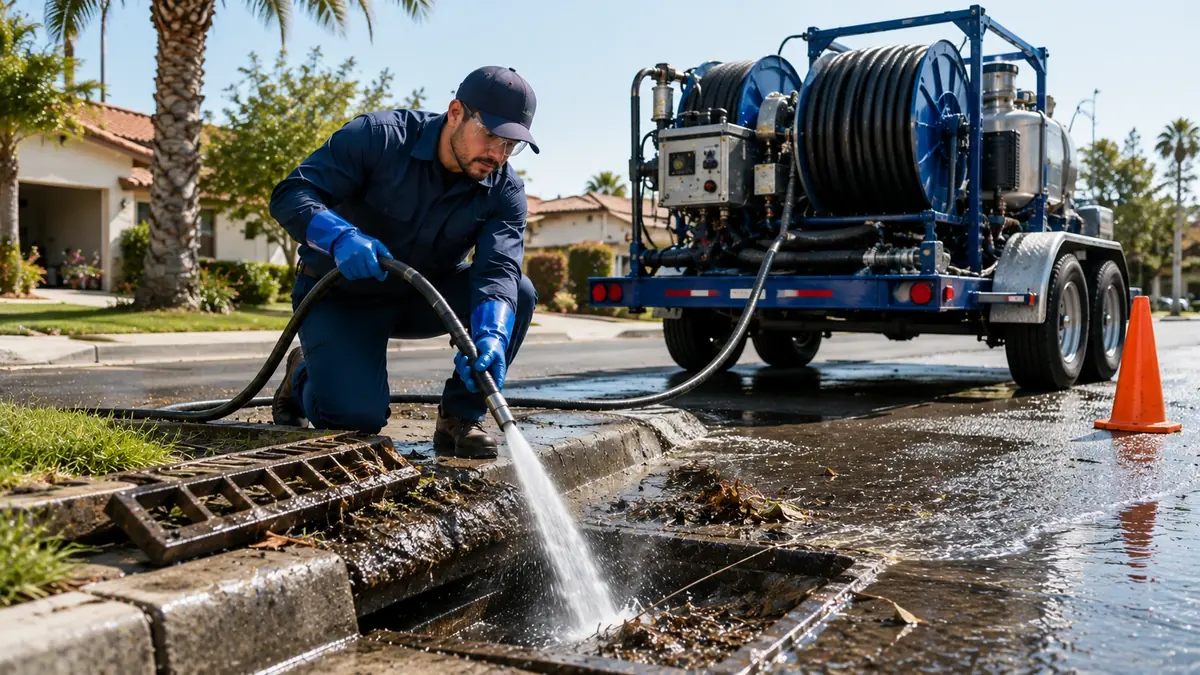 Storm Drain Hydro Jet Cleaning in Raisin City
